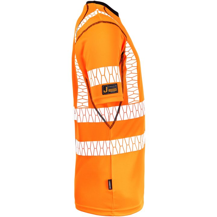 T-shirt UV-Pro Varsel 5597 Advanced Orange Jobman XXXL – billede 4