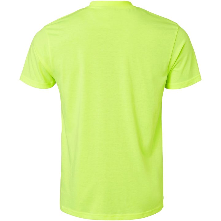 T-shirt Varsel Fluorescerende gul Top Swede XXS – billede 3