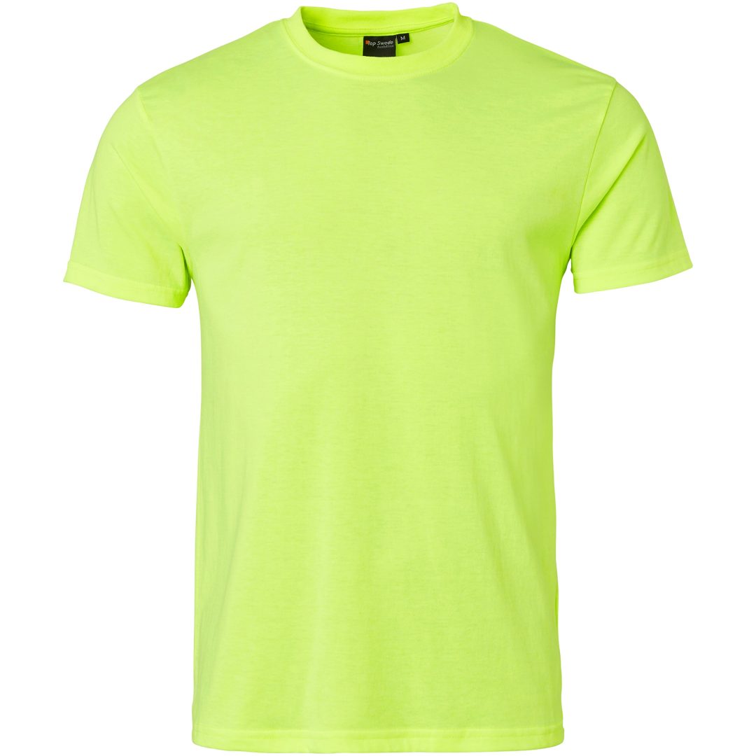 T-shirt Varsel Fluorescerende gul Top Swede XXS