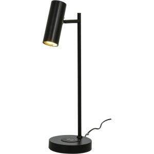 TABELA bordslampa med trådlös laddning och USB