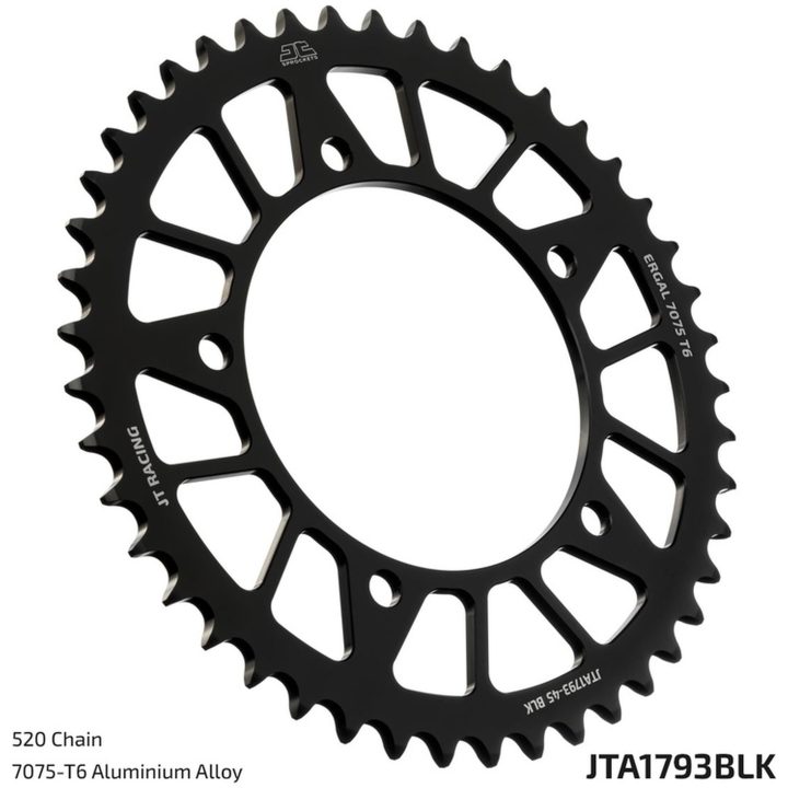 Tandhjul Aluminium Ultra-Light Sort JT SPROCKETS – billede 2