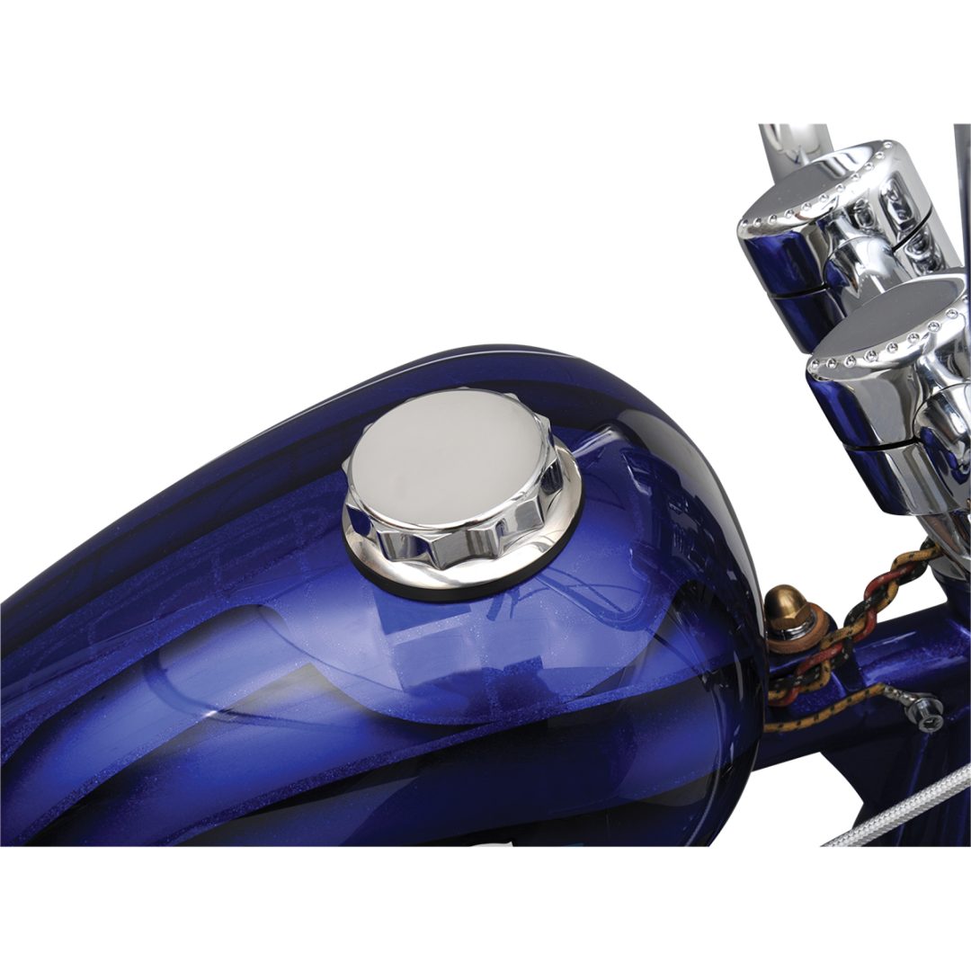 Tankdæksel Deluxe Krom DRAG SPECIALTIES – billede 2