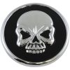 Tankdæksel Skull Sort Krom DRAG SPECIALTIES – miniature 2