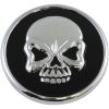 Tankdæksel Skull Sort Krom DRAG SPECIALTIES – miniature 1