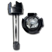 Tanklock med mätare 180mm universal
