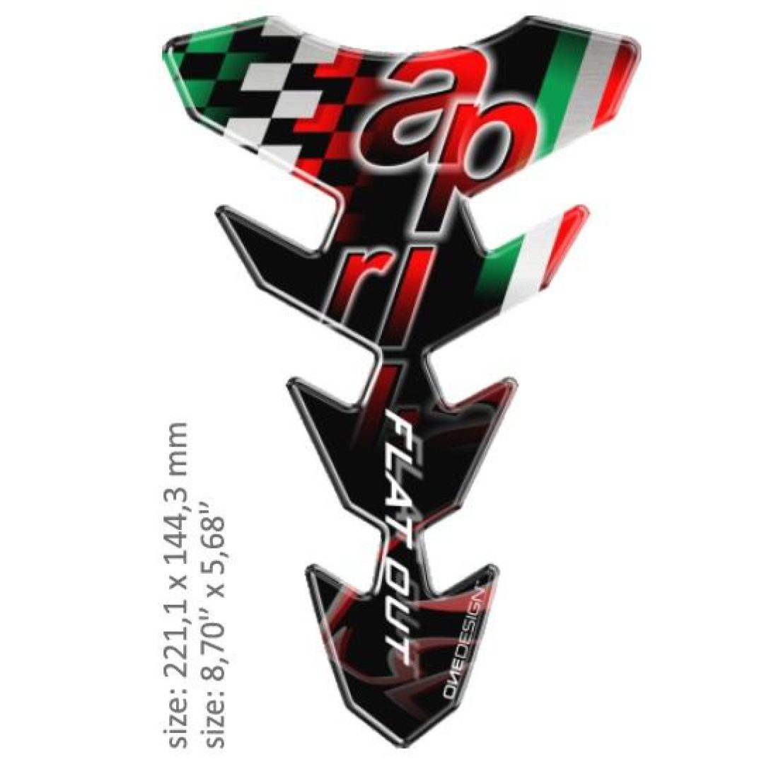 Tankpad APRILIA 221x144,3 mm ONEDESIGN Tankbeskyttelse