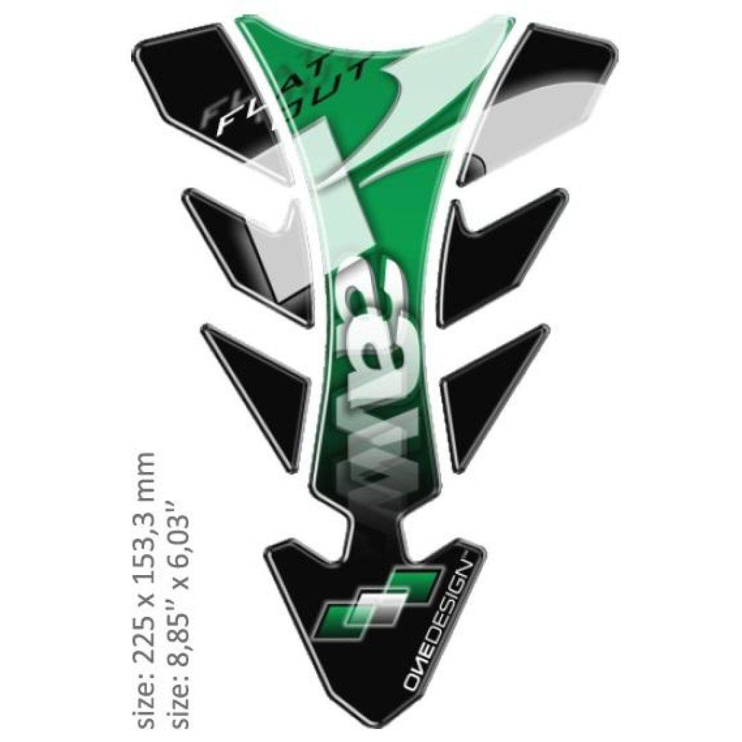 Tankpad Kawasaki 225x153,3 mm ONEDESIGN Tankbeskyttelse