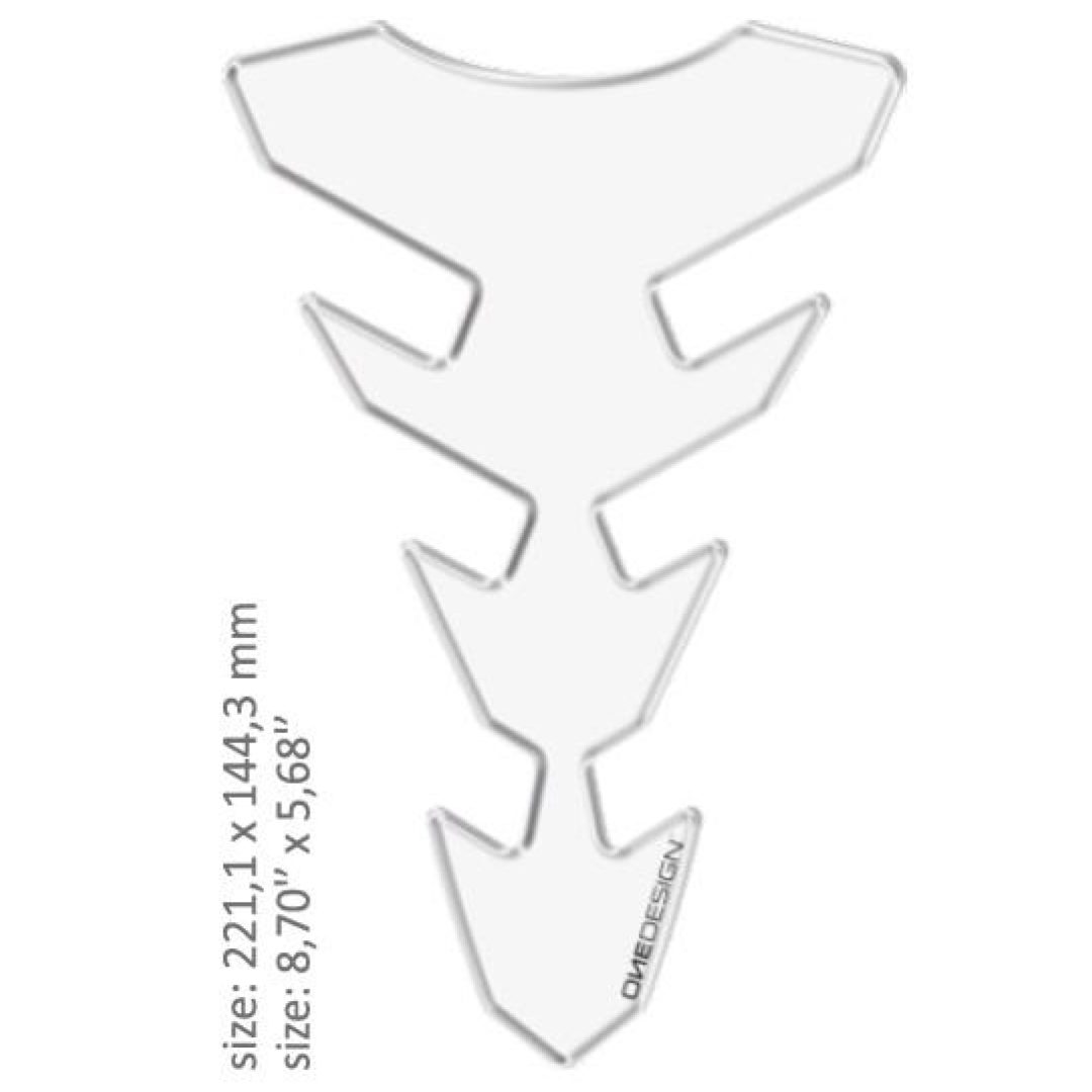 Tankpad Transparent 221x144,3 mm ONEDESIGN Tankbeskyttelse