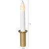 Tärnljus Santa Lucia Guld Star Trading – miniature 3