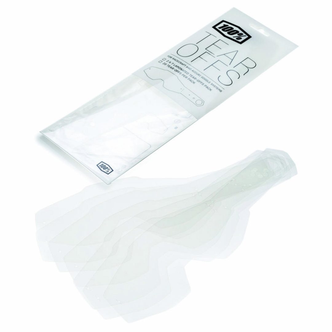 Tear Offs Lamineret 100% 2x 7pack Laminerade