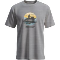 TEE SLIPPERY VINTAGE HEATHER GRAY LG