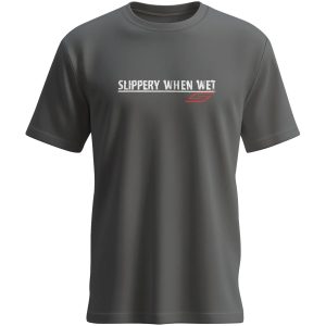 TEE SLIPPERY WHEN WET CHARCOAL XL