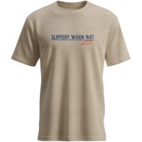 TEE WHEN WET DESERT TAN HEATHER SM SLIPPERY