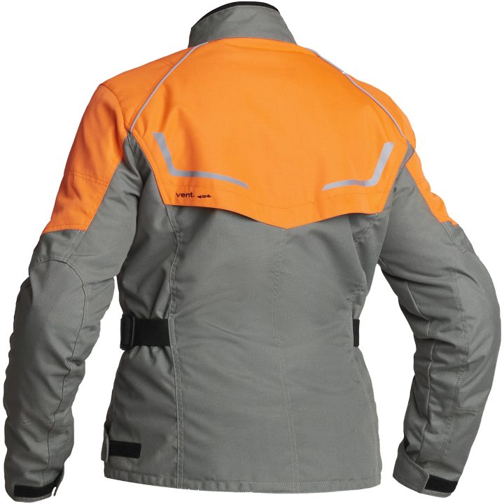 Tekstiljakke Dame Halden Fog/Orange Lindstrands 38 – billede 2
