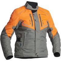 Tekstiljakke Dame Halden Fog/Orange Lindstrands