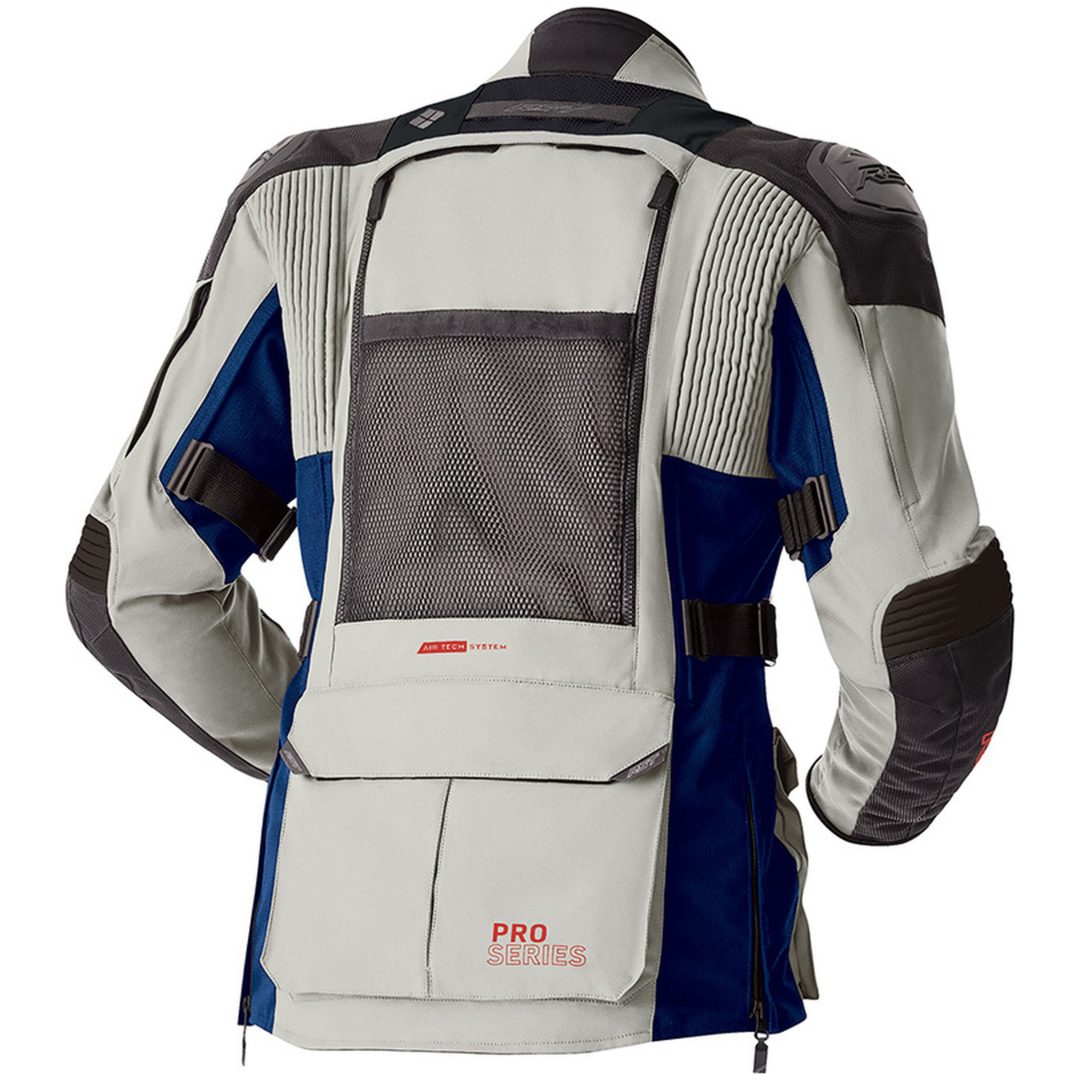 Tekstiljakke Dame Pro Series Adventure D3O Sølv Blå RST XS – billede 3