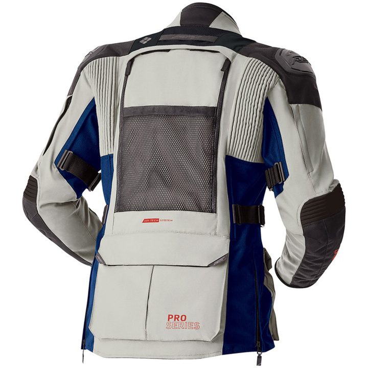 Tekstiljakke Dame Pro Series Adventure D3O Sølv Blå RST XS – billede 3
