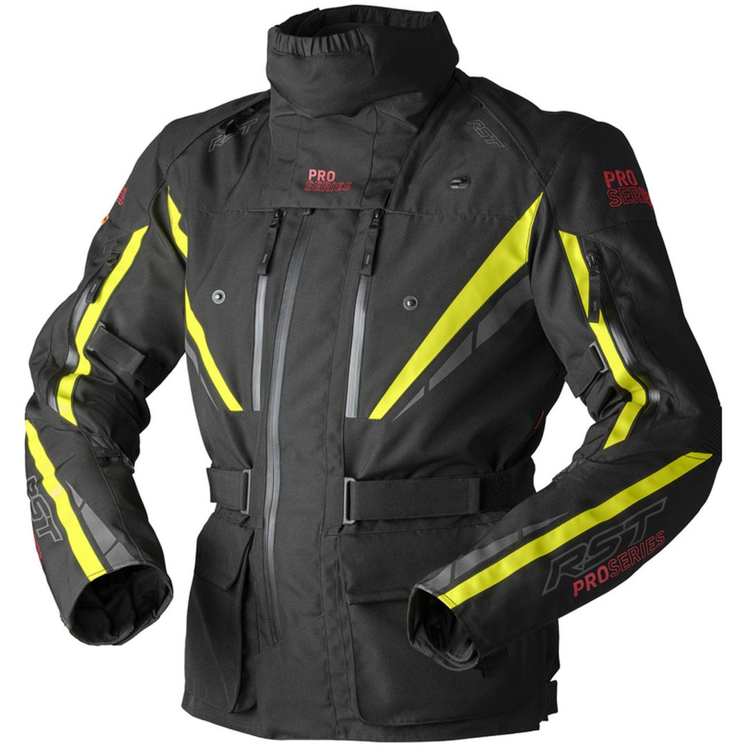 Tekstiljakke Pro Series Paragon D3O Sort Neongul RST XXXL