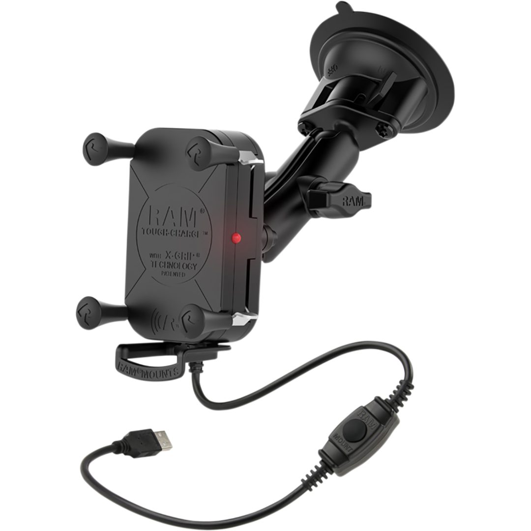 Telefonholder Tough-Charge Vandtæt Sort RAM MOUNTS