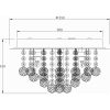 Teresa Loftslampe Bad, Krom/klar ANETA HOME Sokkel G9 Krom /Klar – miniature 3