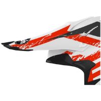 Terminator Open Vision Skärm Hanger red matt Airoh