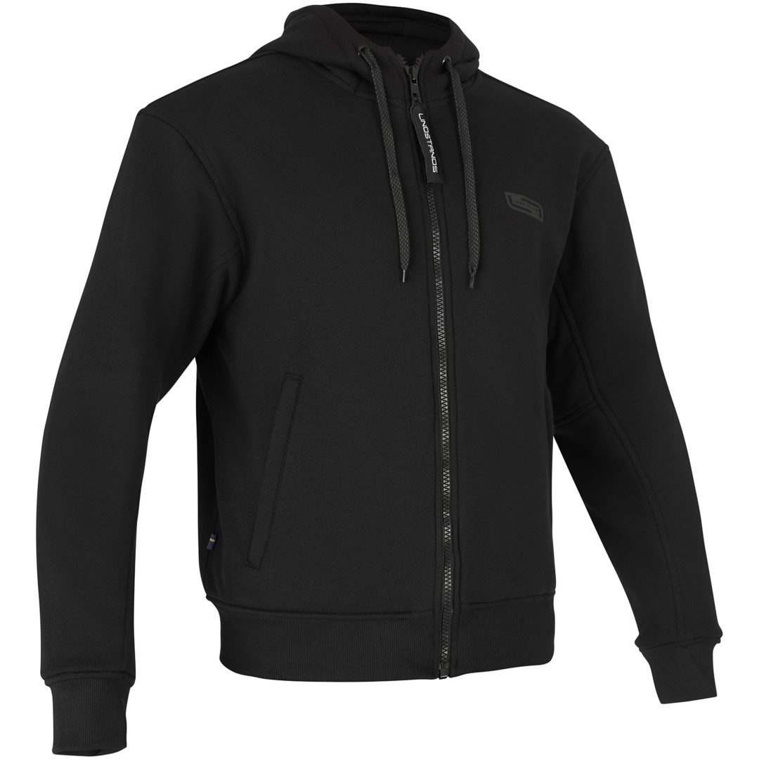 Textilhoodie Oselbo Sort Lindstrands XL