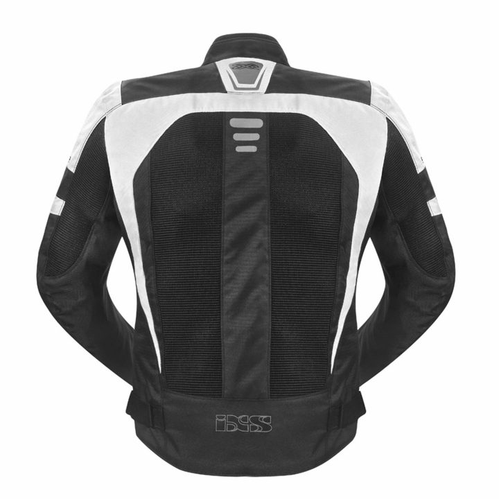 Textiljacka Levante Svart/Vit IXS Medium – billede 2