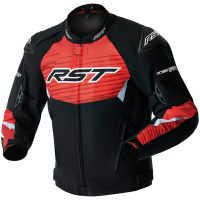 Textiljakke Tractech D3O Sort Rød RST