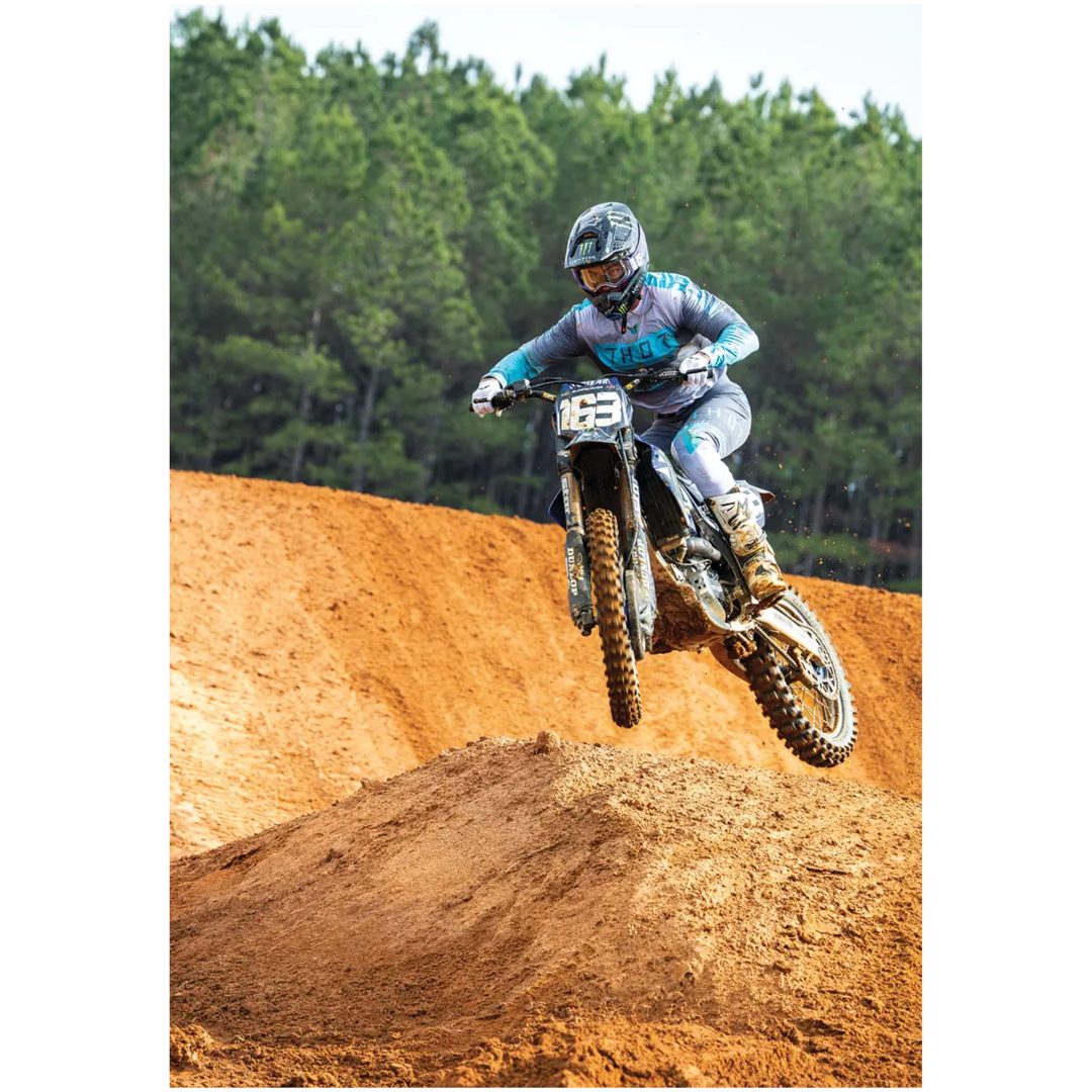 THOR Cross Trøje Sportmode Geo Antracit/Grå s – billede 4
