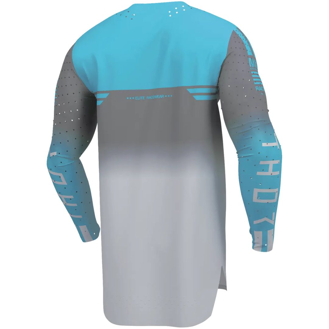 THOR Cross Trøje Sportmode Geo Antracit/Grå s – billede 6