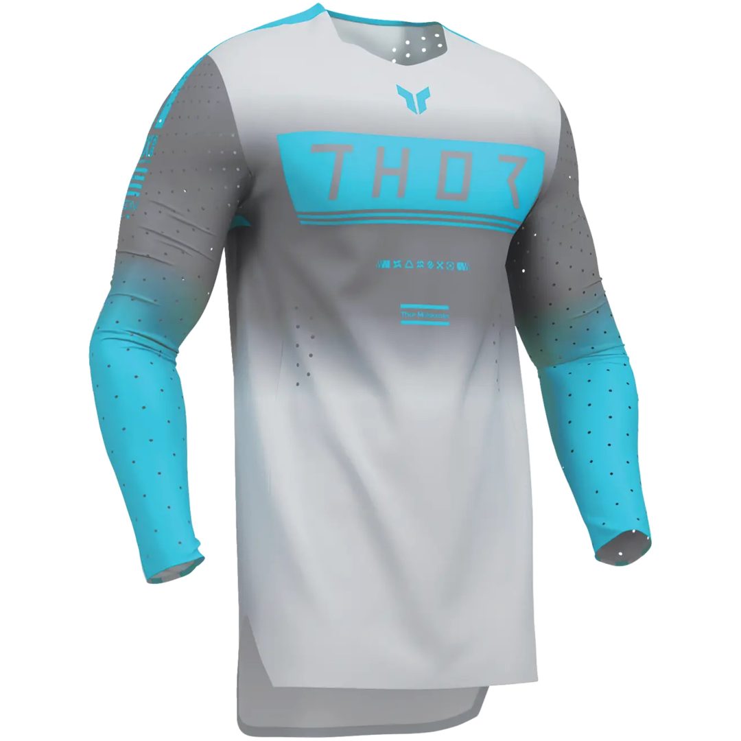 THOR Cross Trøje Sportmode Geo Antracit/Grå s