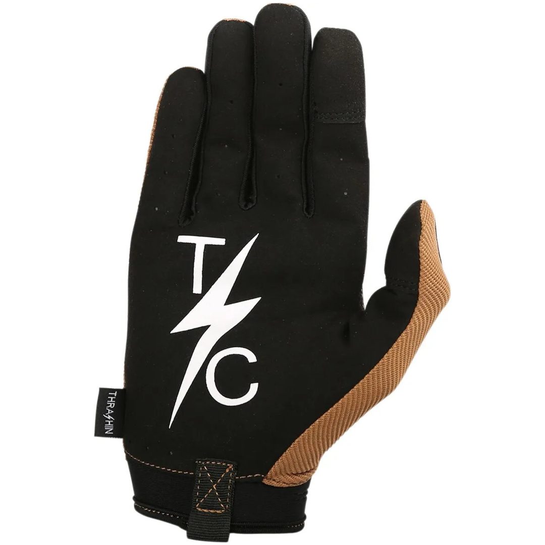 THRASHIN SUPPLY CO. MC-Handsker Covert Kort Brun Large – billede 2