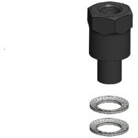 Tilbehør Bakspejlbeslag Adaptersæt M8/M10 Quad Lock