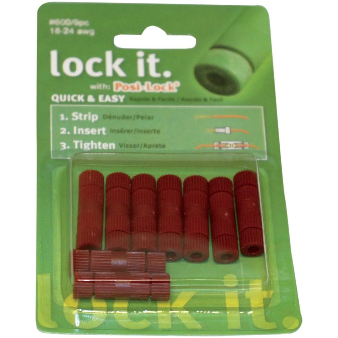 Tilslutningsklemme Posi-lock Rød CUSTOM DYNAMICS TAP POSI 18-24 AWG 9PK – billede 2