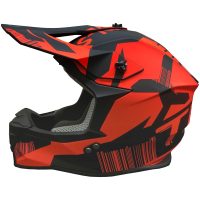 Timeless MX Terrain Flow hjälm mattsvart/röd, XL