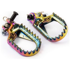 Titanium Rainbow Foot Pegs S3