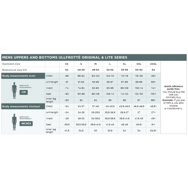 Tobe Undertøjsjakke Woolpower 400 Merino Large – billede 2