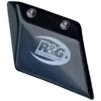 Toe Chain Guard (Shark Tooth) Black ABS R&G Racing
