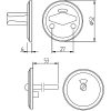 Toilet tilbehør FAS 262-50 Epok TOILETTILBEHØR 262/50 N PP – miniature 2