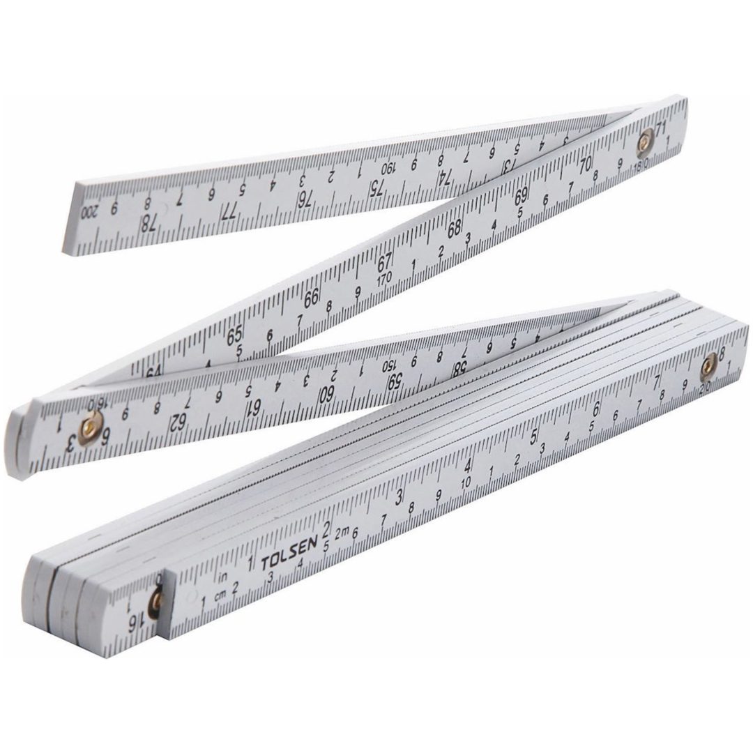 Tommestok 2 m, ABS MALMBERGS