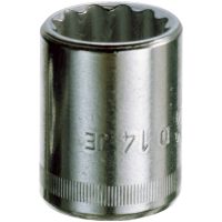 Top med 1/4" firkantfæste D 20 GEDORE