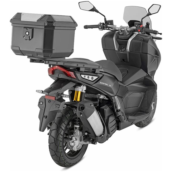 Topboks Monolock Bernina Sort Aluminium Givi 38 liter – billede 2