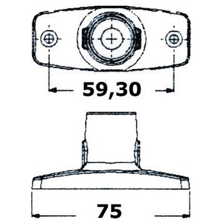 Toplanterne Evoled Sort 360° Osculati – billede 2