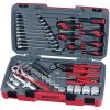 Topnøglesæt med 1/2" firkantfæste T1268 Teng Tools VÆRKTØJSSÆT 1/2 68 DELE – miniature 2