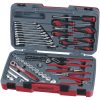 Topnøglesæt med 3/8" firkantfæste T3867 Teng Tools VÆRKTØJSSÆT 1/4, 3/8 67 DELE – miniature 1