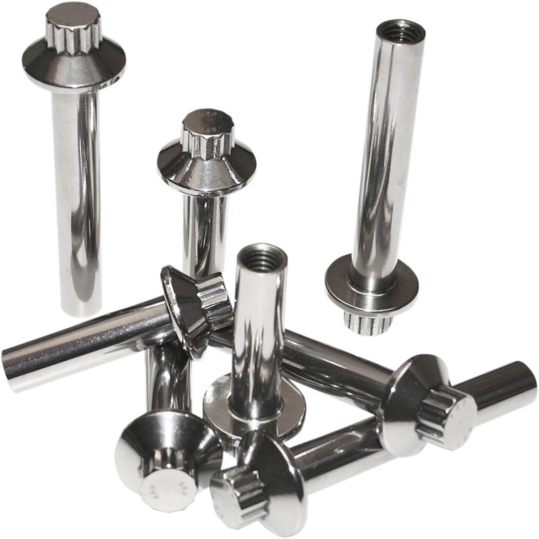 Topstykke Bolt Kit Rustfrit Stål Sølv FEULING PARTS