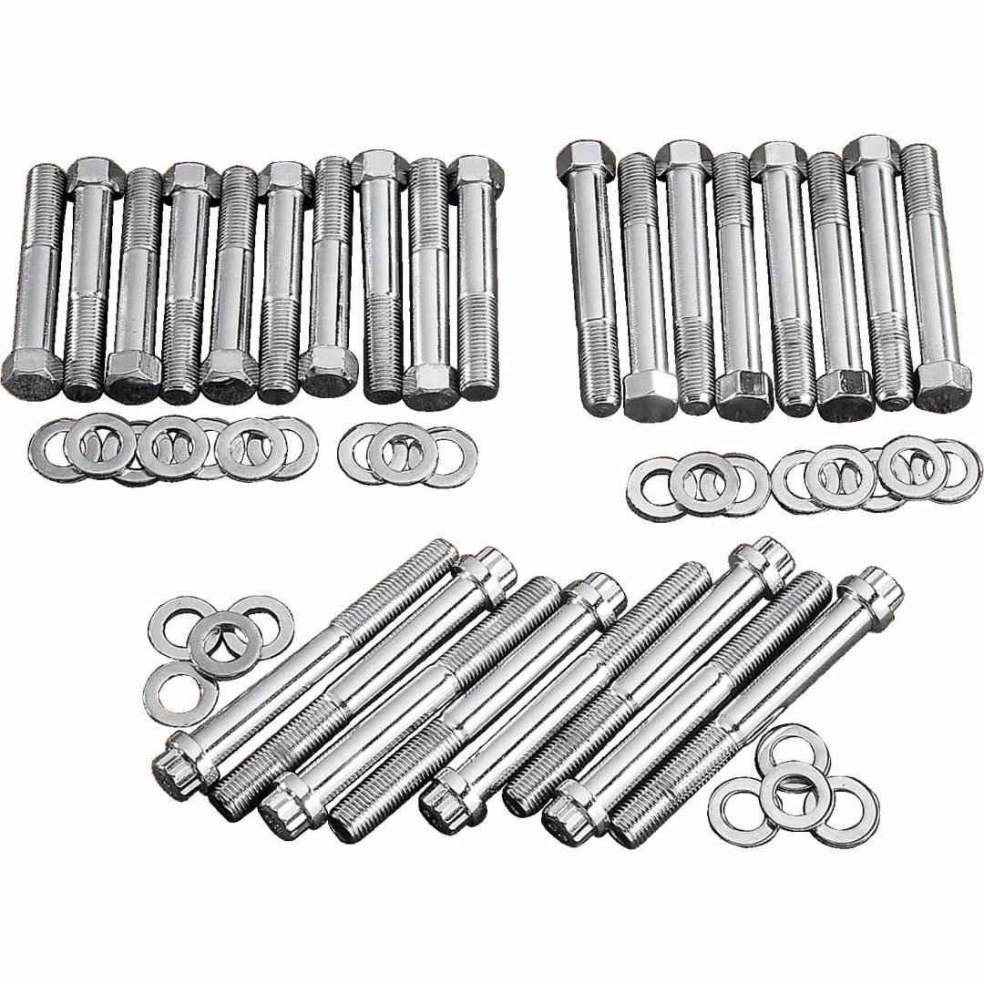 Topstykke Bolt Kit Stål Krom Sølv COLONY