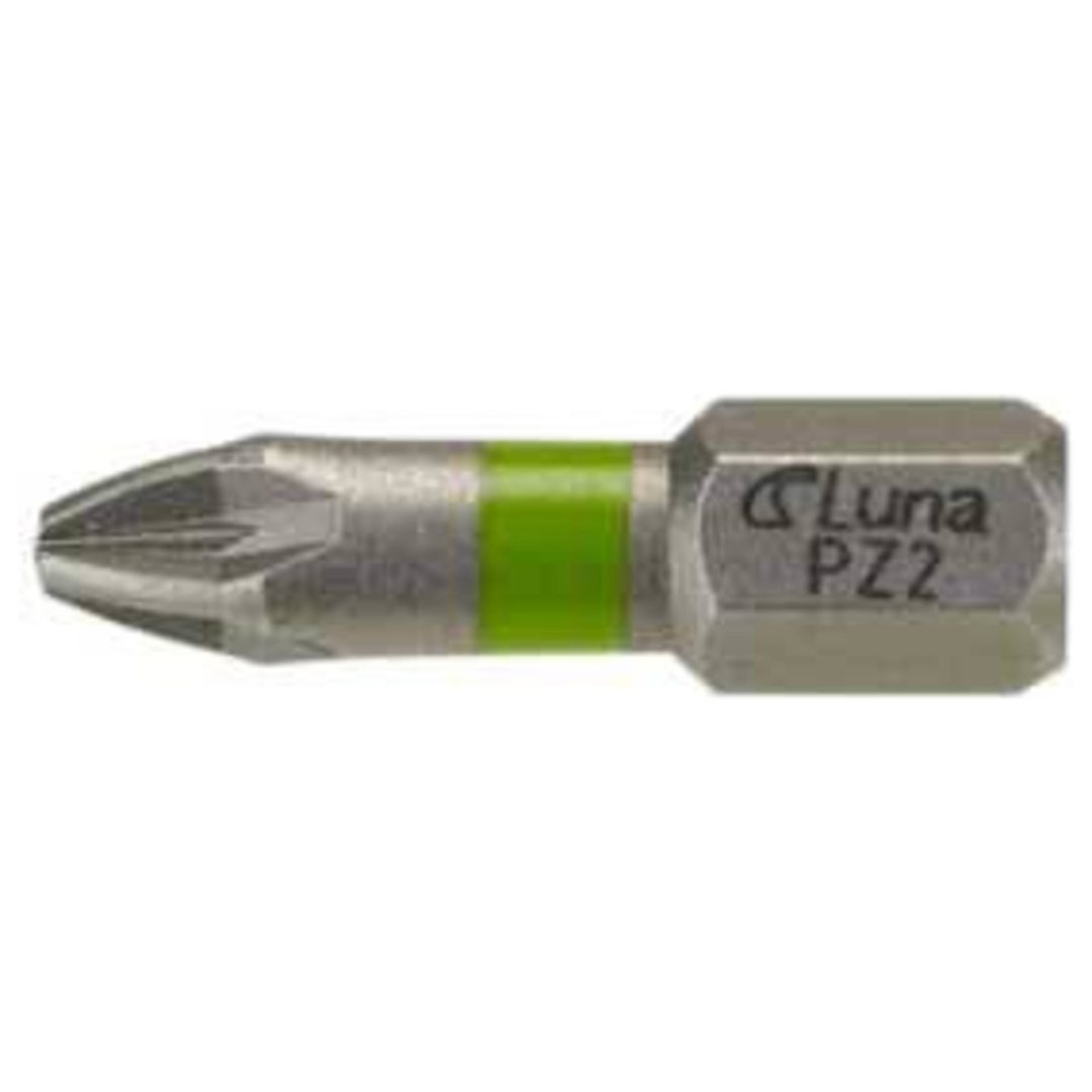 Torsionsbits 25 mm til pozidriv kryds-kærv Luna BITS PZ1 TORSION 25MM (2)