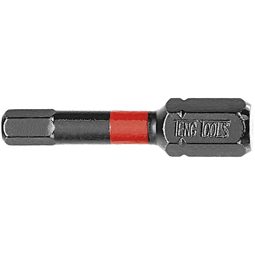 Torsionsbits 30 mm til sekskanthul Teng Tools BITS SEKSKANT 3MM IMPACT 30MM
