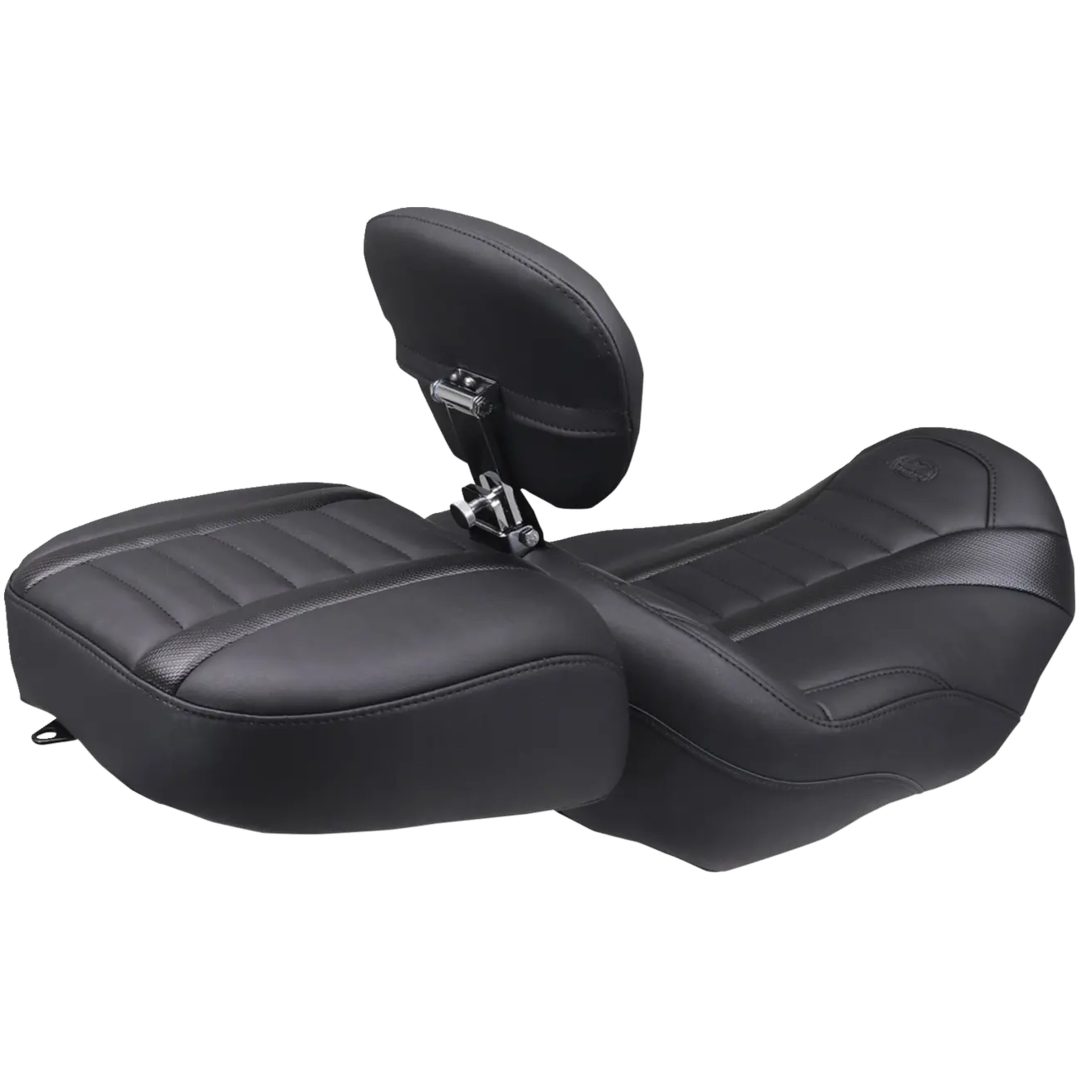 Touring Passagersæde Wide Deluxe Sort MUSTANG – billede 2